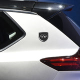 2pcs 39x39mm Infiniti Shield Metal Car Window Sticker Emblem Badge Decal