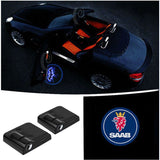 2pcs SAAB Wireless Car Welcome Door Laser Projection LED Light