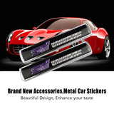 2pcs Subaru STI Metal Car Sticker Emblem Badge Decal Decoration