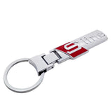 Audi RS RS4 Sline S3 S4 S5 S6 Metal Car Keychain Key Ring Holder