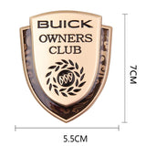Buick Metal Shield Car Rear Sticker Auto Window Emblem Badge Decal