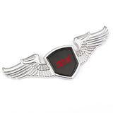 Subaru STI Angle Wings Metal Car Front Hood Bonnet Sticker Emblem Badge