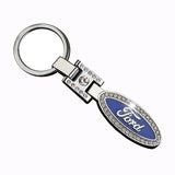 Ford Car Logo Diamond Metal Keychain