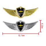 Chevrolet Logo 3D Metal Wing Car Emblem Sticker Badge Decal
