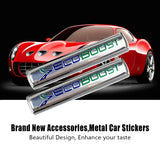 2pcs Ford ECOBOOST Metal Car Sticker Emblem Badge Decal Decoration