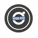 2pcs/set Volvo PVC Car Water Coaster Cup Mat
