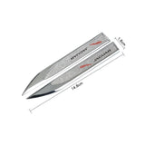 2pcs Jaguar Logo Metal Car Side Fender Sticker Emblem Badge