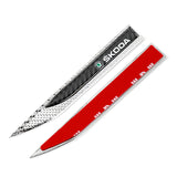 2pcs Skoda VRS Logo Metal Car Side Fender Emblem Stickers