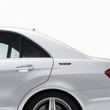 1PC Audi Allroad Sline Logo Metal Car Sticker Badge Decal