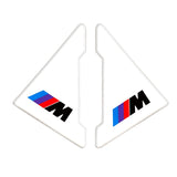 2PCS BMW M Power Car Door Corner Edge Cover Anti-Scratch Protective Sticker