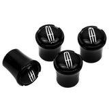 4pcs/set Lincoln Logo Car Air Valve Stem Caps Auto Tyre Valve Covers