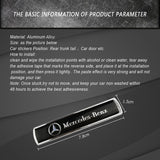 2pcs Mercedes Benz AMG Brabus Metal Car Sticker Emblem Badge Decal Decoration