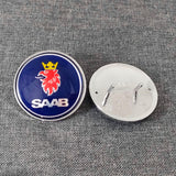 50mm SAAB SCANIA Logo ABS Car Front Hood Emblem Badge Sticker