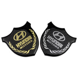 Hyundai Metal Carbon Fiber Car Rear Sticker Shield Trunk Emblem Badge Decal