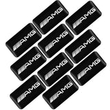10pcs Mercedes Benz AMG Epoxy Car Armrest Button Sticker
