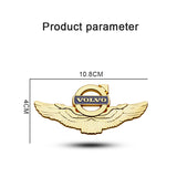 Volvo Metal Wings Car Rear Sticker Auto Window Emblem Badge Decal