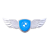BMW Logo Metal Wings Car Front Hood Bonnet Center Sticker Emblem