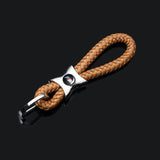 BMW M Power Logo Braided Rope Car Keychain Keyring