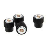 4pcs/set Cadillac Logo Car Air Valve Stem Caps Auto Tyre Valve Covers