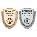 Renault Metal Shield Car Rear Sticker Auto Window Emblem Badge Decal