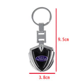 Ford Mustang Metal Car Logo Keychain Keyring