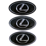 Lexus Elliptical Metal Car Window Sticker Emblem Badge Decal