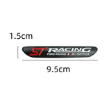 1PC Ford ST Racing Logo Metal Car Sticker Badge Decal