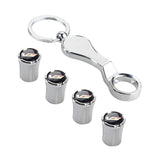 4pcs/set Cadillac Logo Car Air Valve Stem Caps Auto Tyre Valve Covers