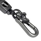 Lincoln Braided Rope Car Keychain Keyring Pendant