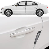 4pcs/set Nissan Carbon Fiber Car Door Anti-Scratch Sticker Door Side Protection Bumper Strips
