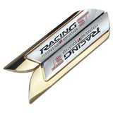 2pcs Ford RS ST Logo Metal Car Side Sticker Emblem Badge Decal Auto Body Decoration