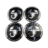 56mm Abarth Car Wheel Center Hub Sticker Decal