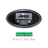 Jeep Elliptical Metal Car Window Sticker Emblem Badge Decal