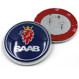 68MM SAAB SCANIA Logo ABS Car Front Bonnet Emblem Badge Rear Sticker Decal