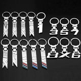 BMW Number 1 3 4 5 6 7 8 X1 X3 X4 X5 X6 Z4 Metal Car Keychain Key Ring Holder