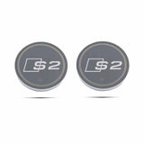 2pcs Audi A1 A2 A3 A4 Q1 Q2 Q3 Q4 S4 S5 S6 S7 Logo Car Water Coasters 7-color LED Light Cup Mat Holder