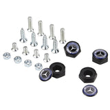4pcs/set Mercedes Benz AMG Brabus Smart Logo Stainless Steel Car License Plate Bolts