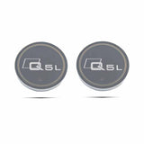 2pcs Audi A1 A2 A3 A4 Q1 Q2 Q3 Q4 S4 S5 S6 S7 Logo Car Water Coasters 7-color LED Light Cup Mat Holder