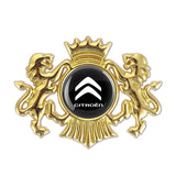 Citroen Double Lion Metal Car Rear Sticker Auto Window Emblem Badge Decal