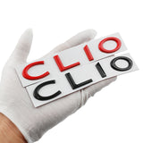 Renault CLIO Letter Logo Metal Car Trunk Sticker Emblem Badge Decal