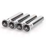 4pcs/set Mercedes Benz AMG Barbus Lorinser Carlsson Logo Car Door Bolt Lock Pins Gate Lock Screws