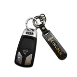 Lincoln Carbon Fiber Car Logo Keychain Keyring