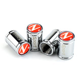 4pcs Nissan Logo Car Tire Valve Caps