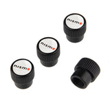 4pcs/set Nissan Nismo GTR Logo Car Air Valve Stem Caps Auto Tyre Valve Covers