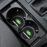 2PCS Land Rover Diamond Car Water Coaster Cup Mat