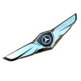 Mercedes Benz Logo Metal Wings Car Front Hood Bonnet Center Sticker Emblem