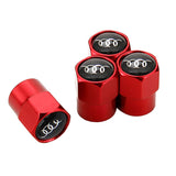 4pcs/set Audi Logo Car Tire Valve Caps Auto Tyre Wheel Air Covers Air Caps