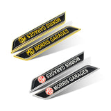 2pcs MG Logo Car Fender Side Sticker Decal Emblem Badge