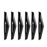 6pcs BMW M Power TPU Car Door Anti-collision Protective Stickers Bumper Strip Decal
