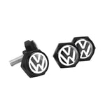 4pcs/set Volkswagen GTI ABT R SR Logo Stainless Steel Car License Plate Bolts